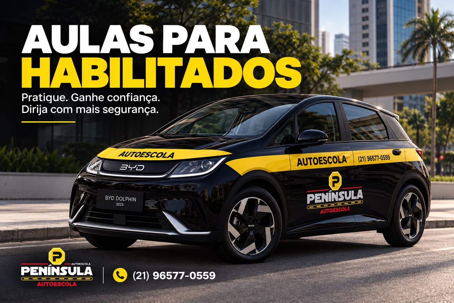 Treinamento e aula para habilitados Autoescola Península Barra da Tijuca